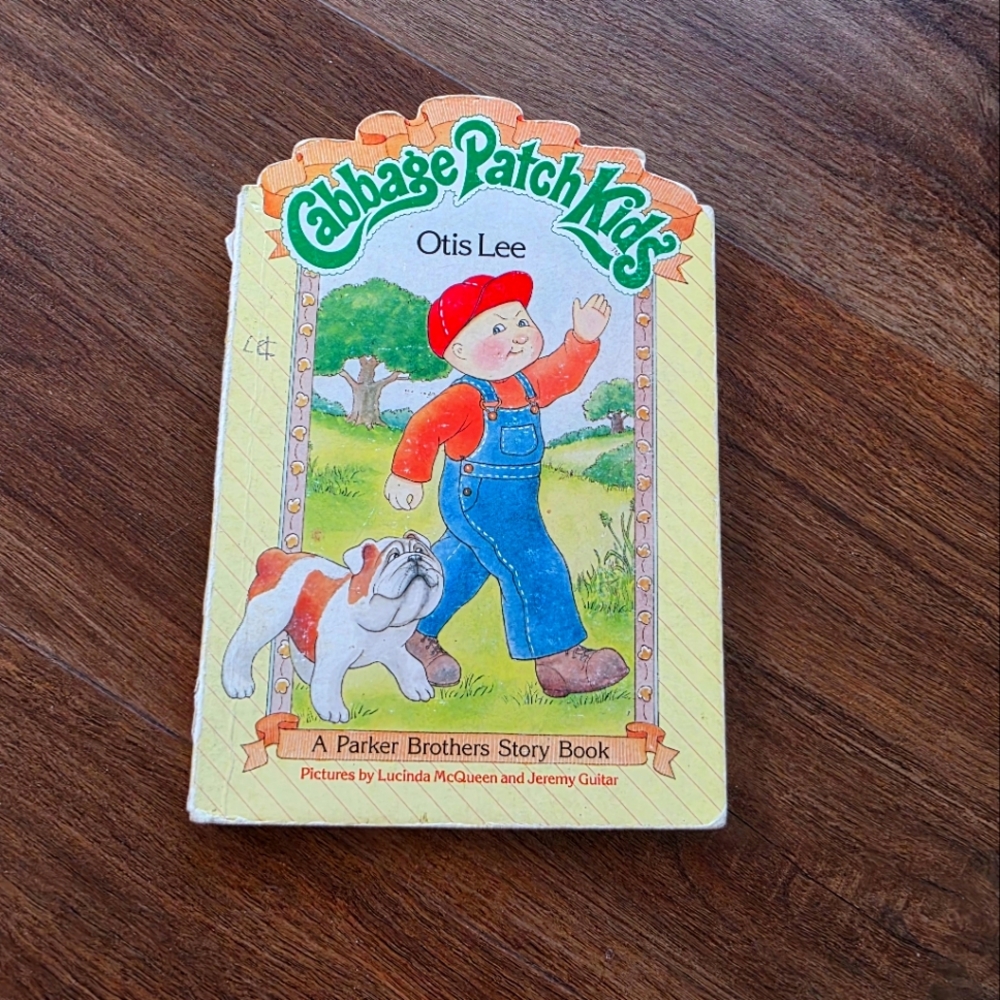 Vintage Cabbage Patch Kids Otis Lee Board Book